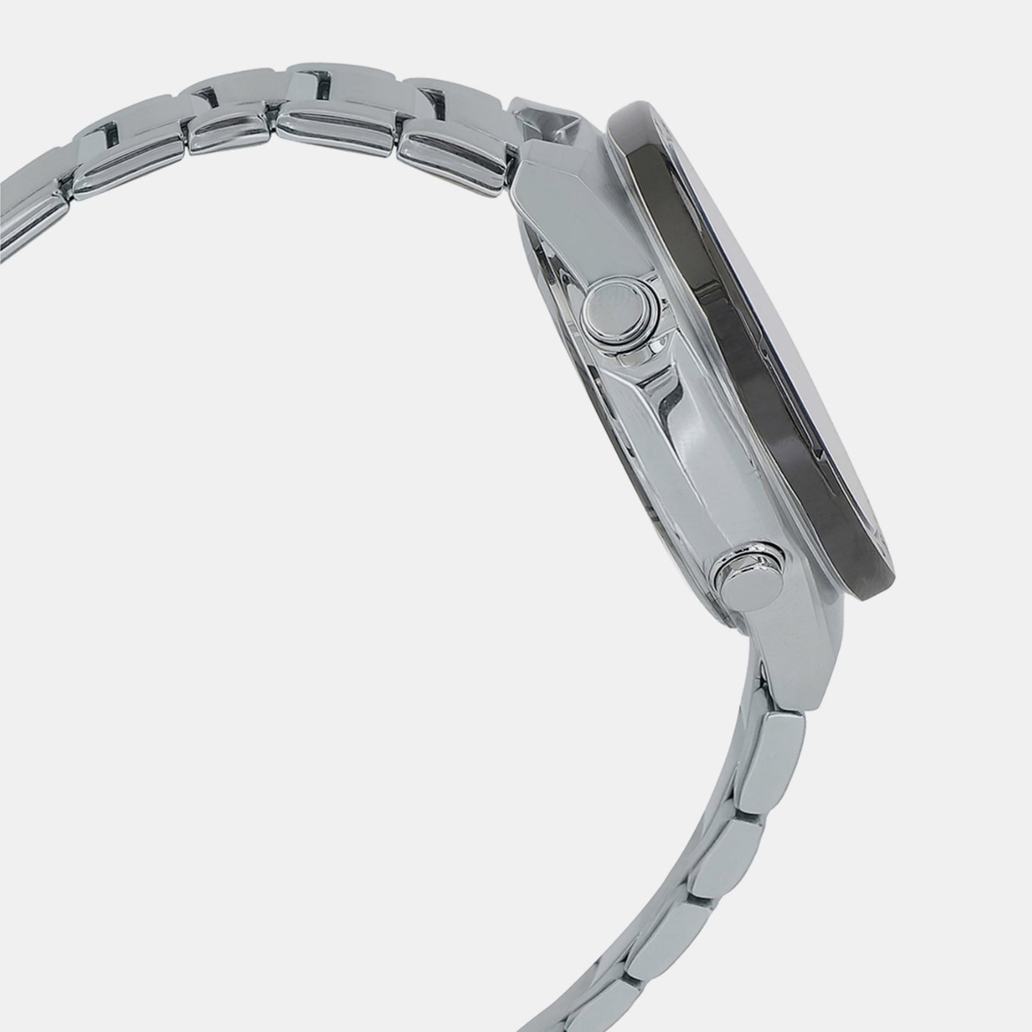 Male Black Analog-Digital Stainless Steel Watch EX554