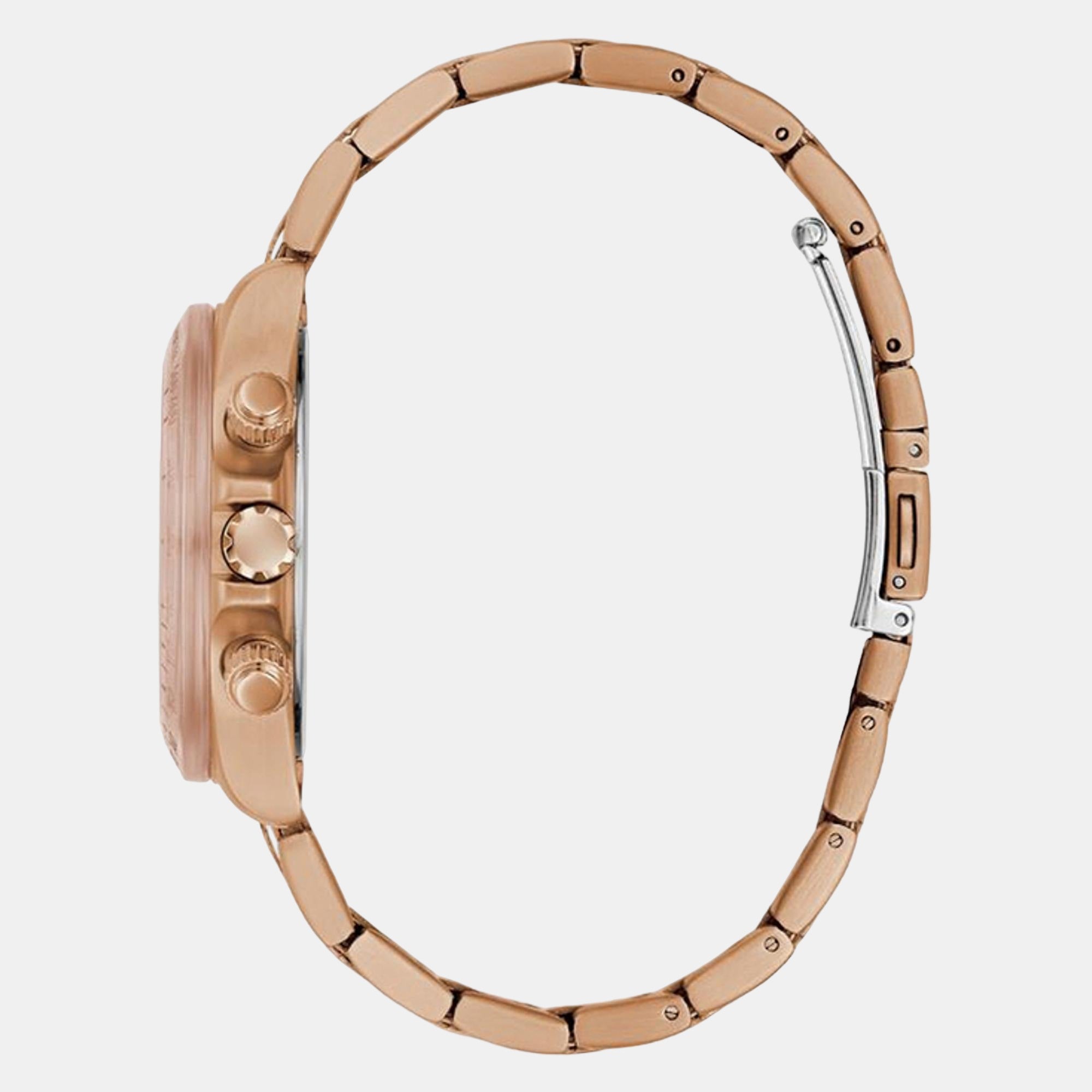 mirage Women Quartz Rose Gold Dial Chronograph Stainless Steel Watch GW0557L2