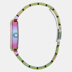 Lily Women Quartz Purple Dial Analog Stainless Steel Watch GW0528L4