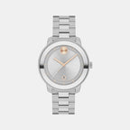 Movado Round Silver Analog watch