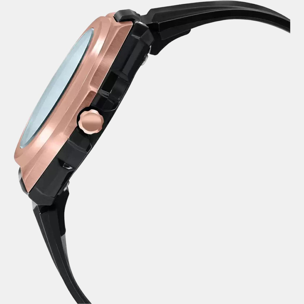 Youth Women Quartz Black Dial Analog Resin Watch D222