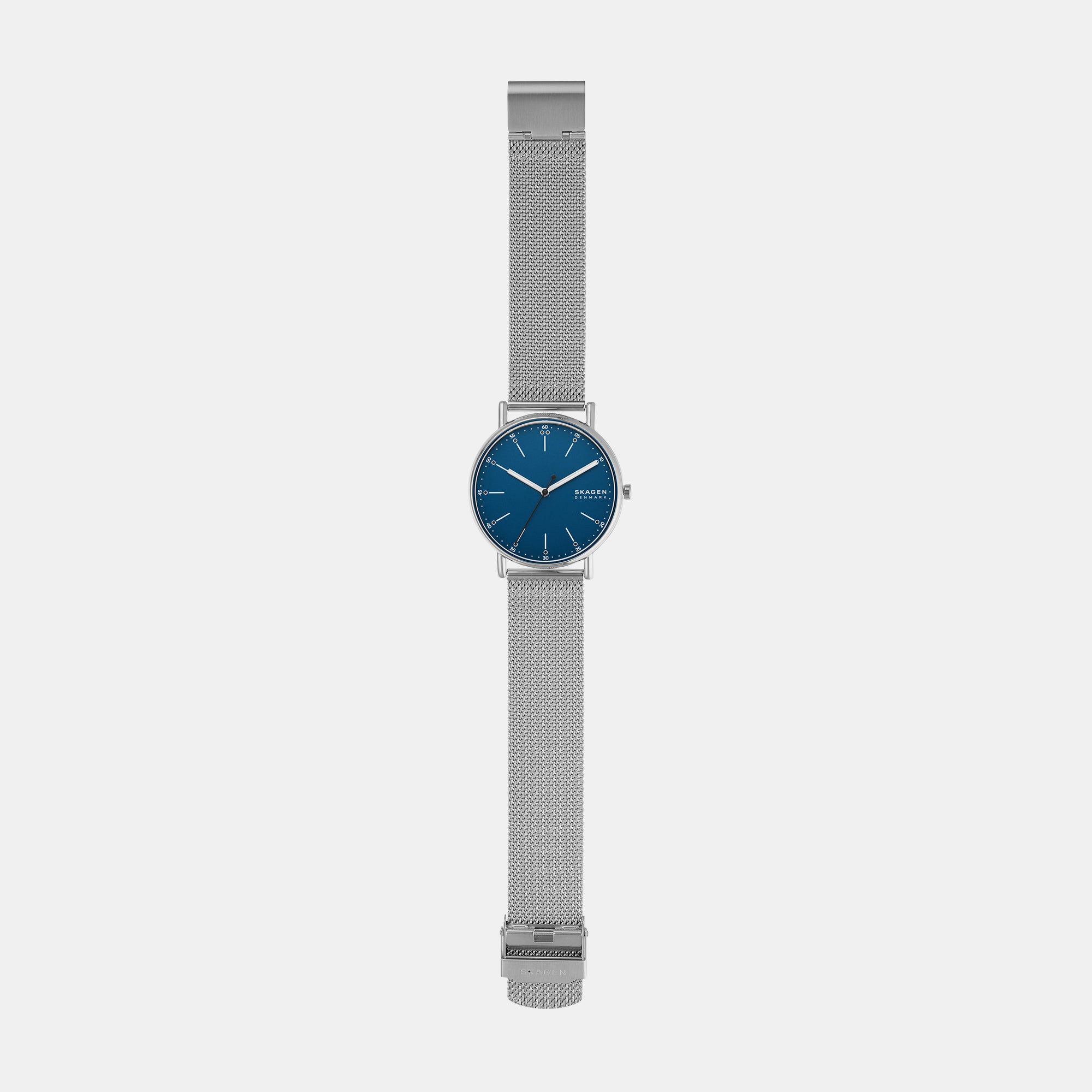 Male Blue Analog Mesh Watch SKW6904 – Just In Time