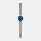 Men Quartz Blue Dial Analog Mesh Watch SKW6904