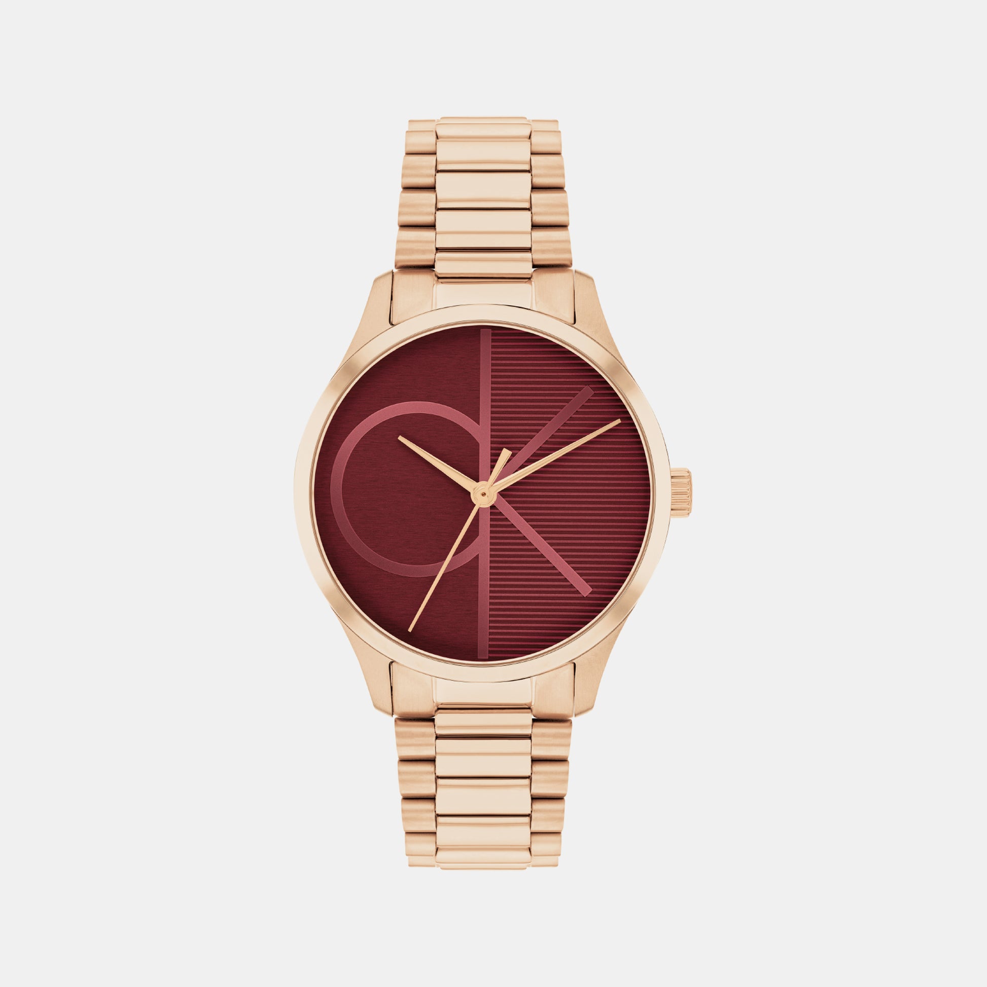 Calvin Klein 25200347 Burgundy Unisex Watch Just In Time