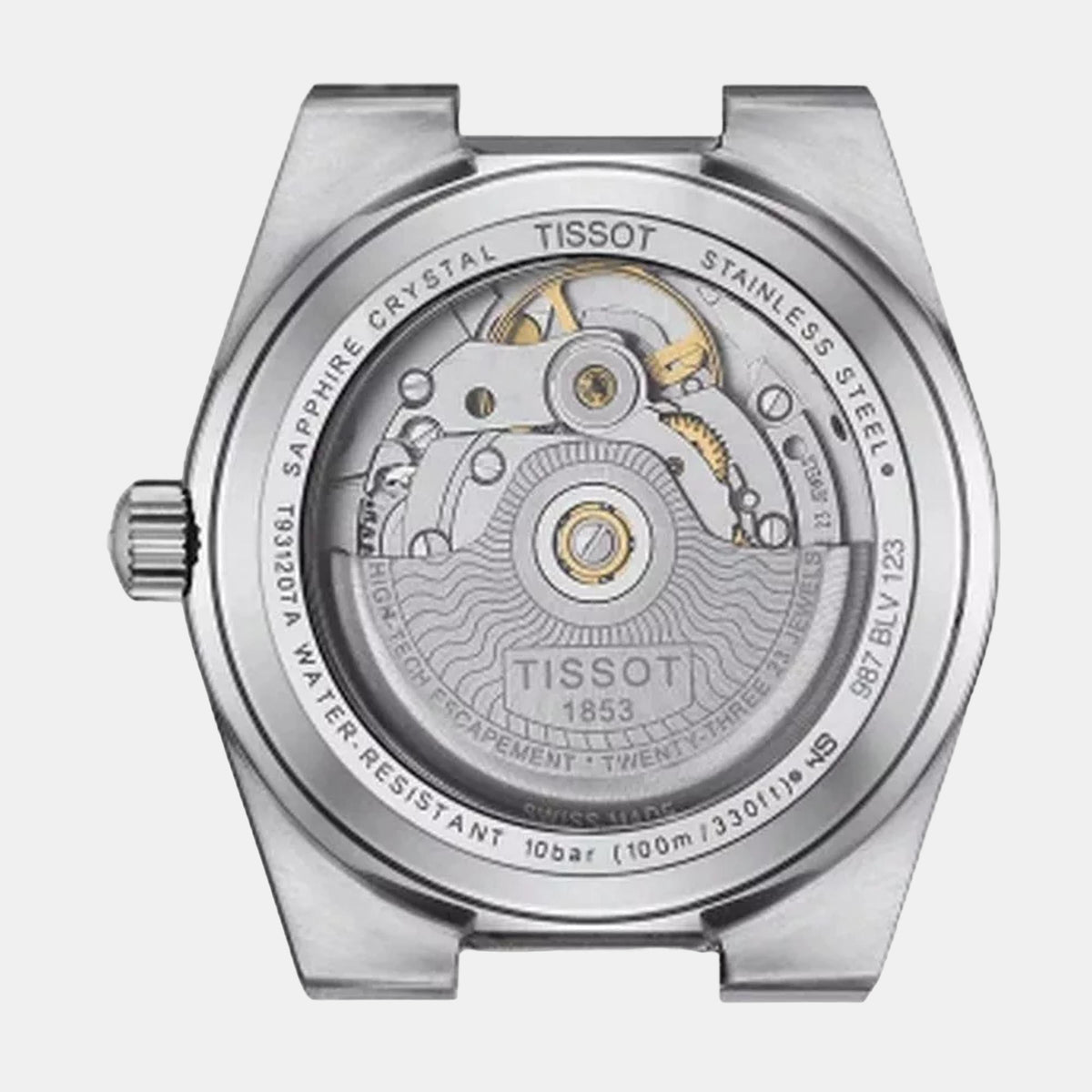 PRX Unisex Automatic Grey Dial Analog Stainless Steel Watch T9312074133600