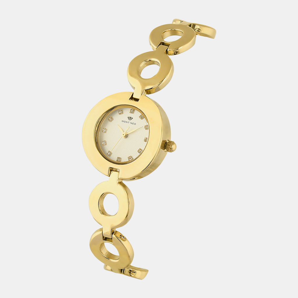 Mont Neo Women Round Silver watch