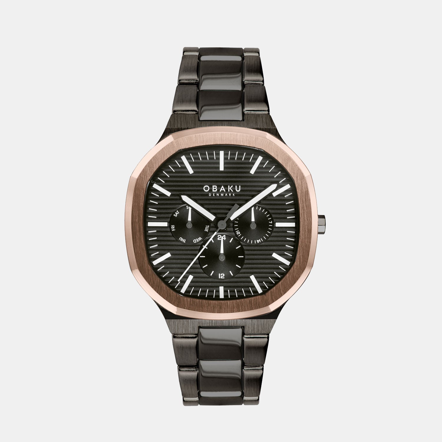 Obaku Octagon Black Analog watch