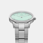 Daniel Wellington Women Round Green watch