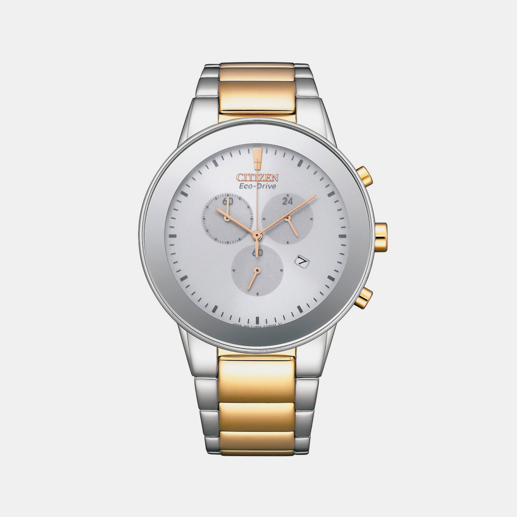 Citizen Round White Chronograph watch