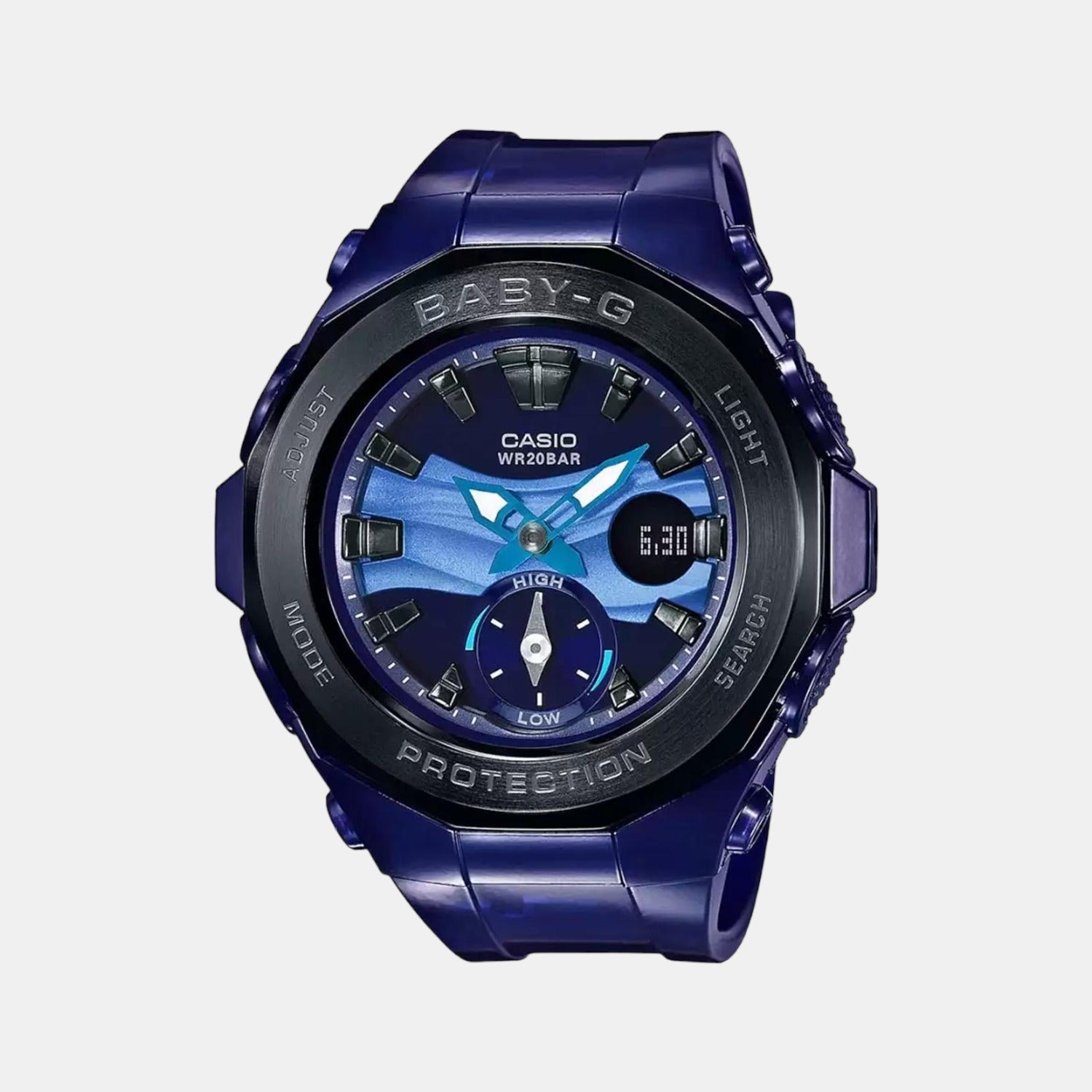 Casio Round Blue Analog-Digital watch