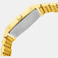 Male Gold Analog Stainless Steel Watch SNF490J1