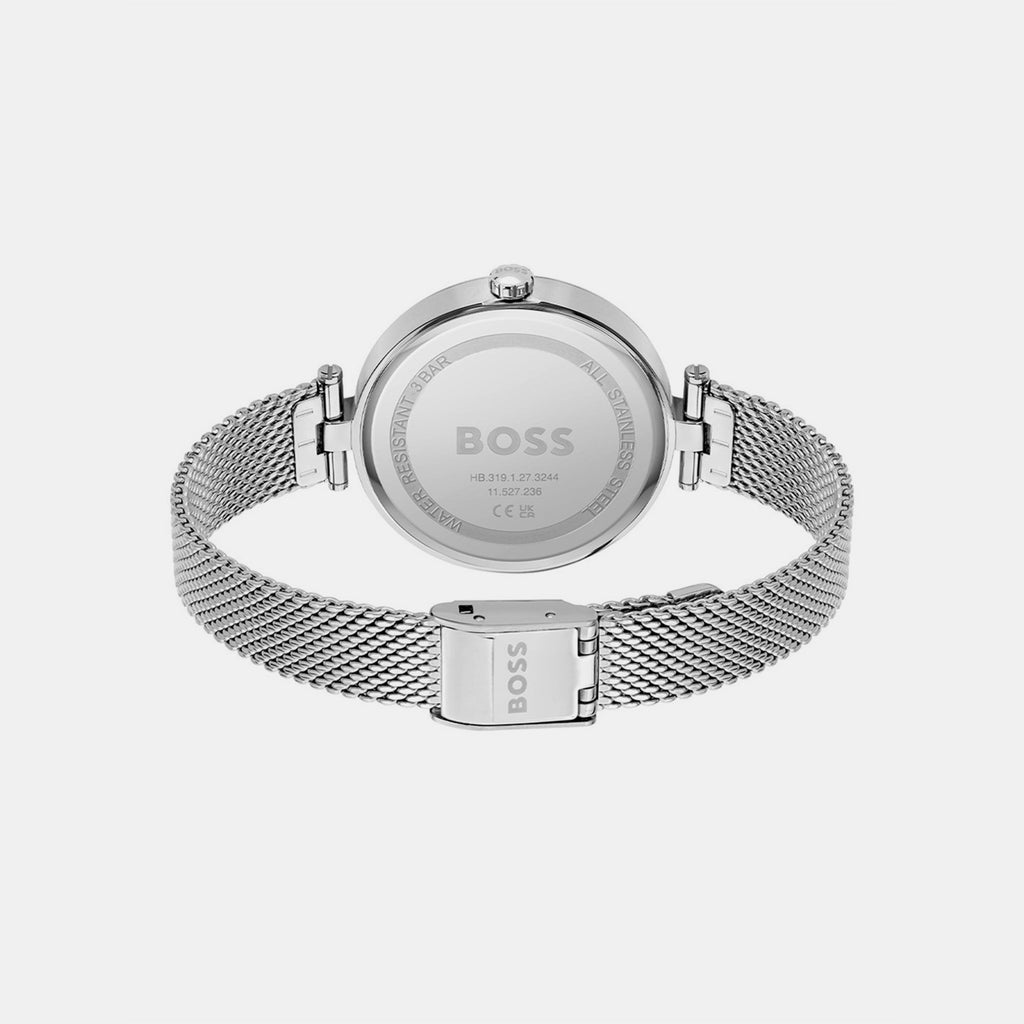 Boss Women Round Silver watch