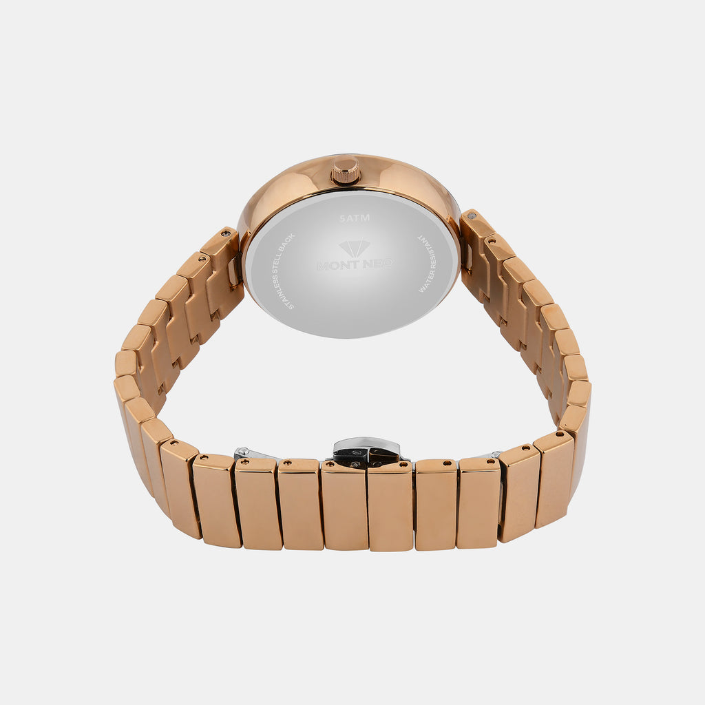 Mont Neo Women Round Silver watch