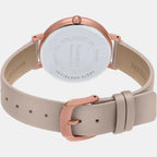 Sheen Women Quartz Rose Gold Dial Analog Leather Watch SX275