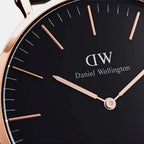 Daniel Wellington Men Round Black watch