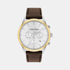Calvin Klein Round Silver Chronograph watch