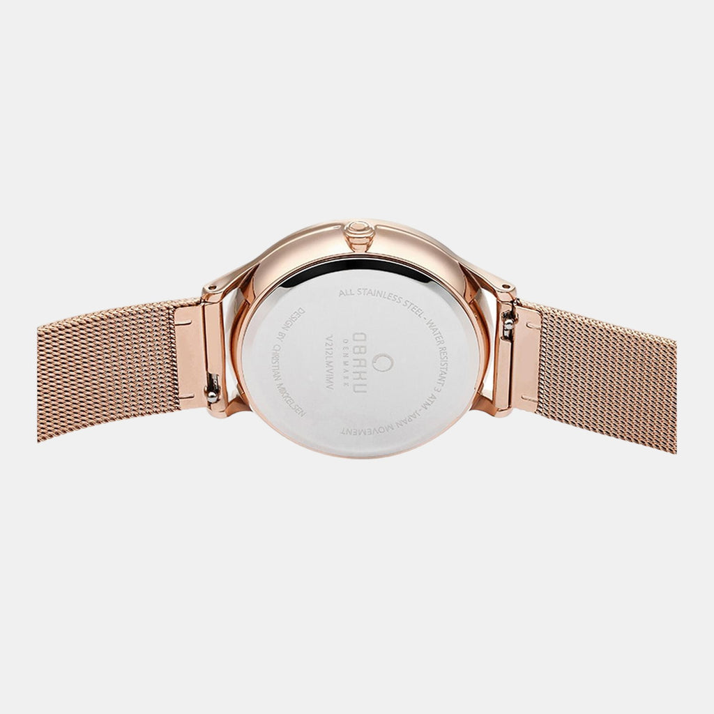 Obaku Stainless Steel Round watch