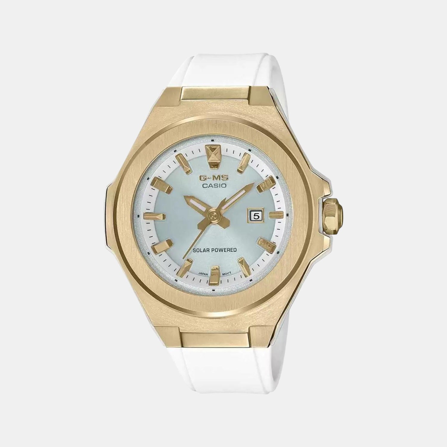 Casio Round White Analog watch