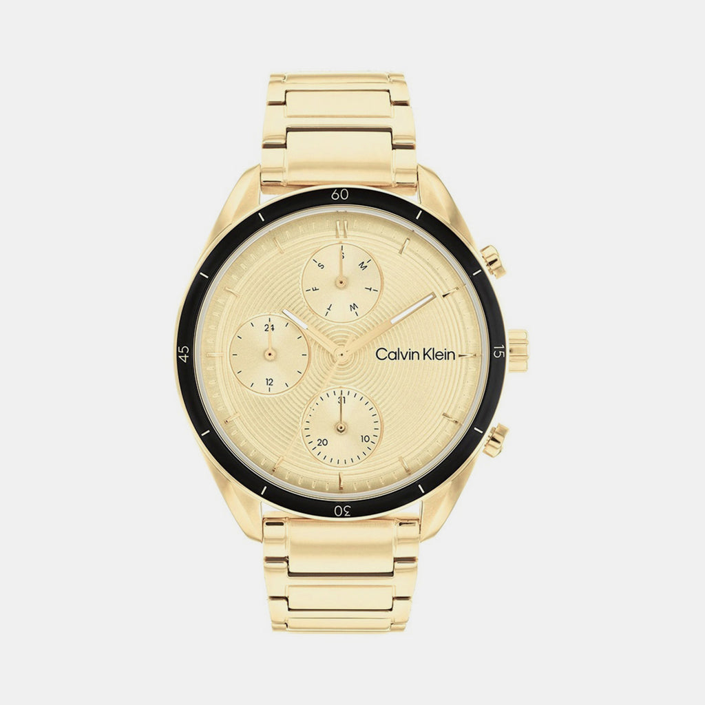 Calvin Klein Round Champagne Analog watch