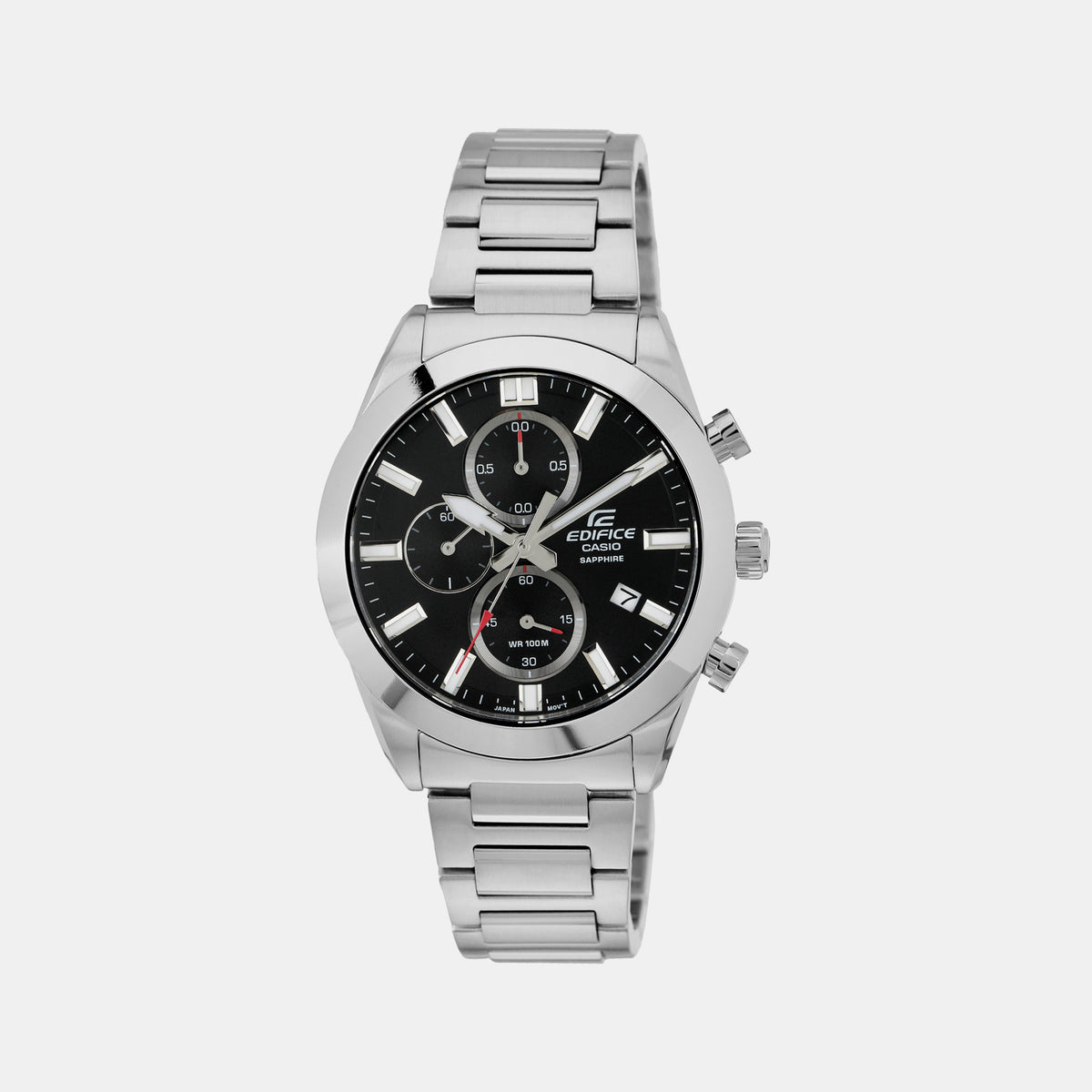 Casio Round Black Chronograph watch