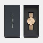Daniel Wellington Unisex Round Rose Gold watch