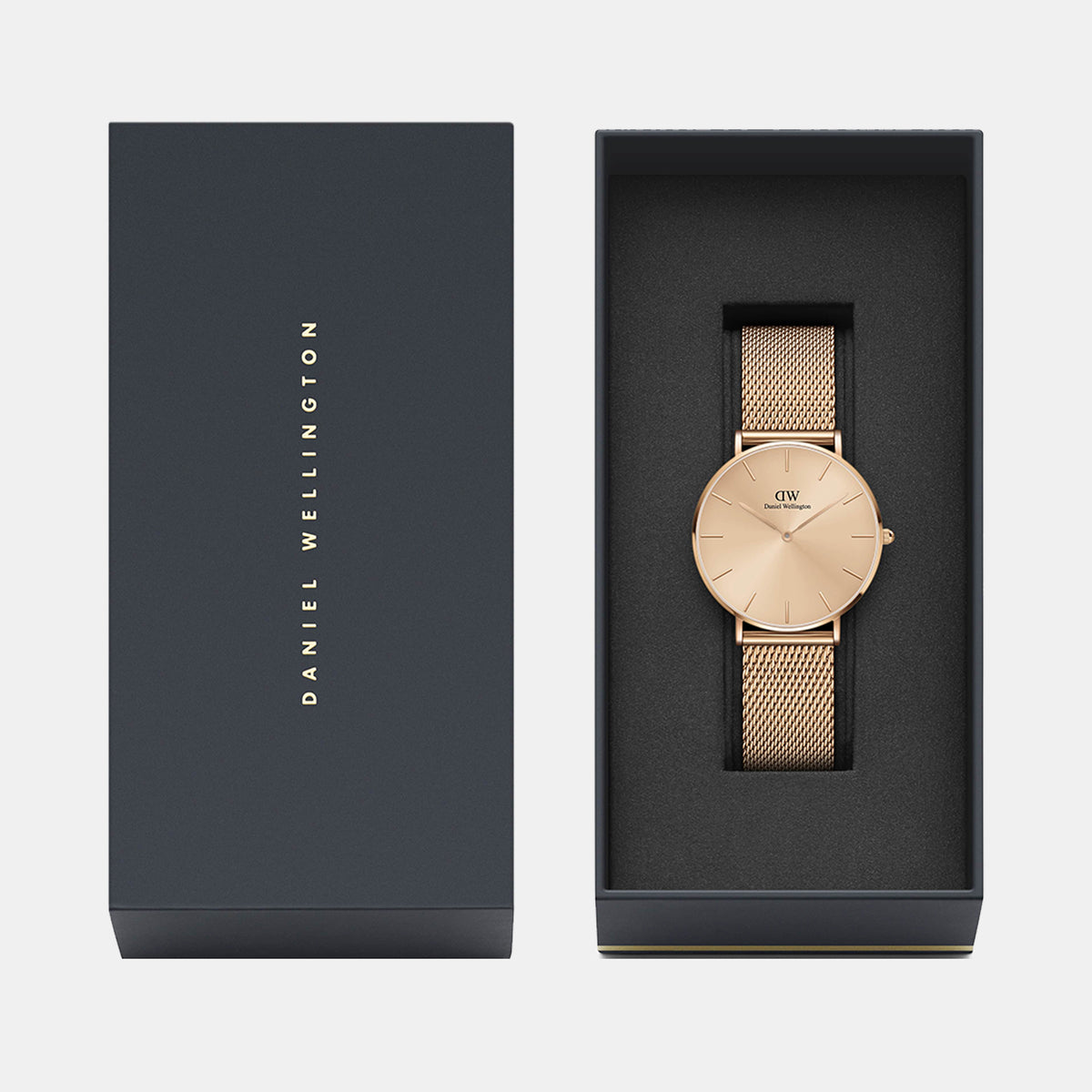 Daniel Wellington Unisex Round Rose Gold watch