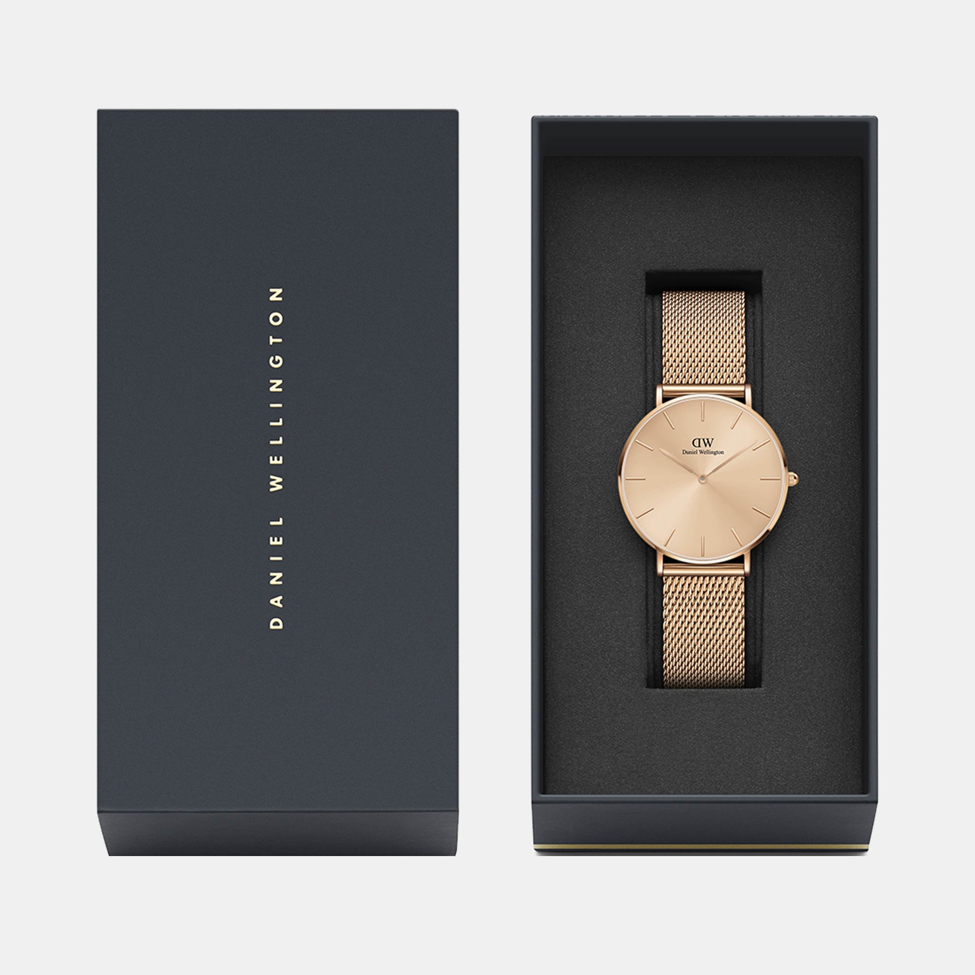 Daniel Wellington Unisex Round Rose Gold watch