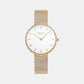 Male White Analog Stainless Steel Watch V252LXVIMV