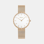 Obaku Round White Analog watch