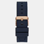 Headline Men Quartz Blue Dial Chronograph Silicone Watch GW0571G2