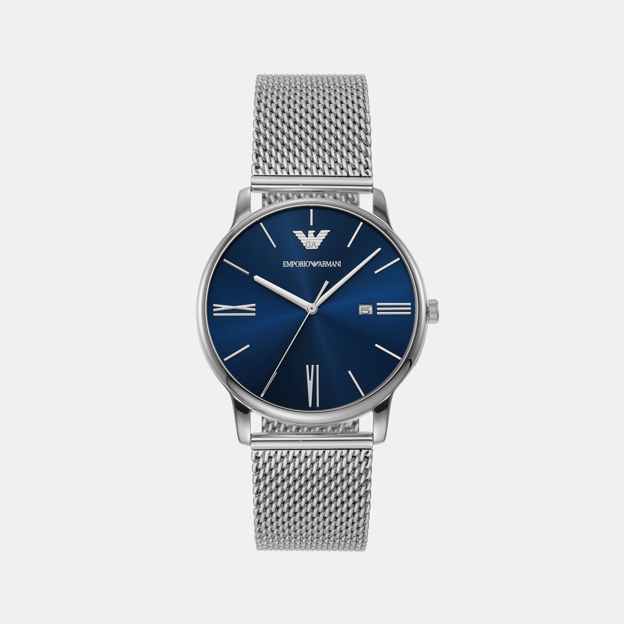 ARMANI AR-0673 Watches Stainless Steel Quartz Chronograph mens blackDial |  eBay