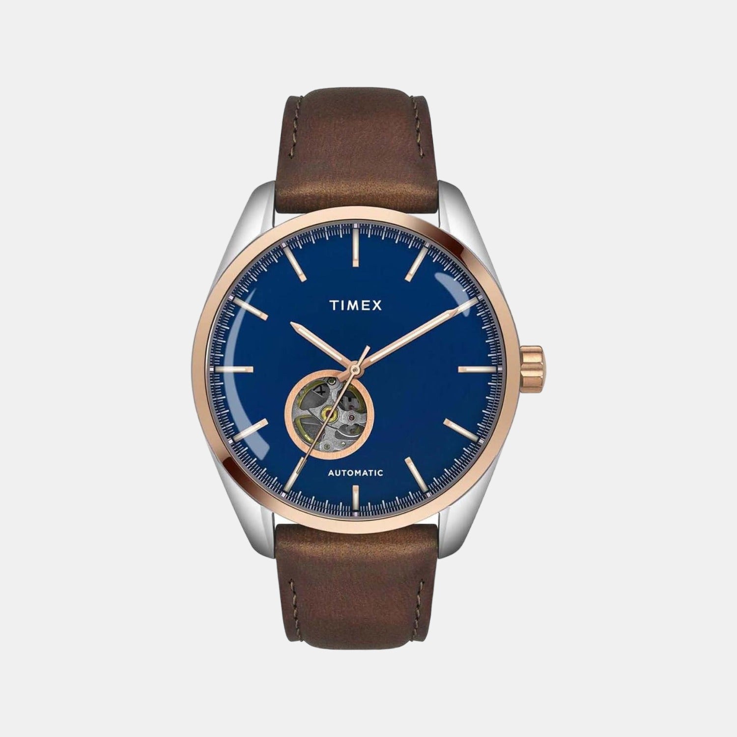 Timex Round Blue Analog watch