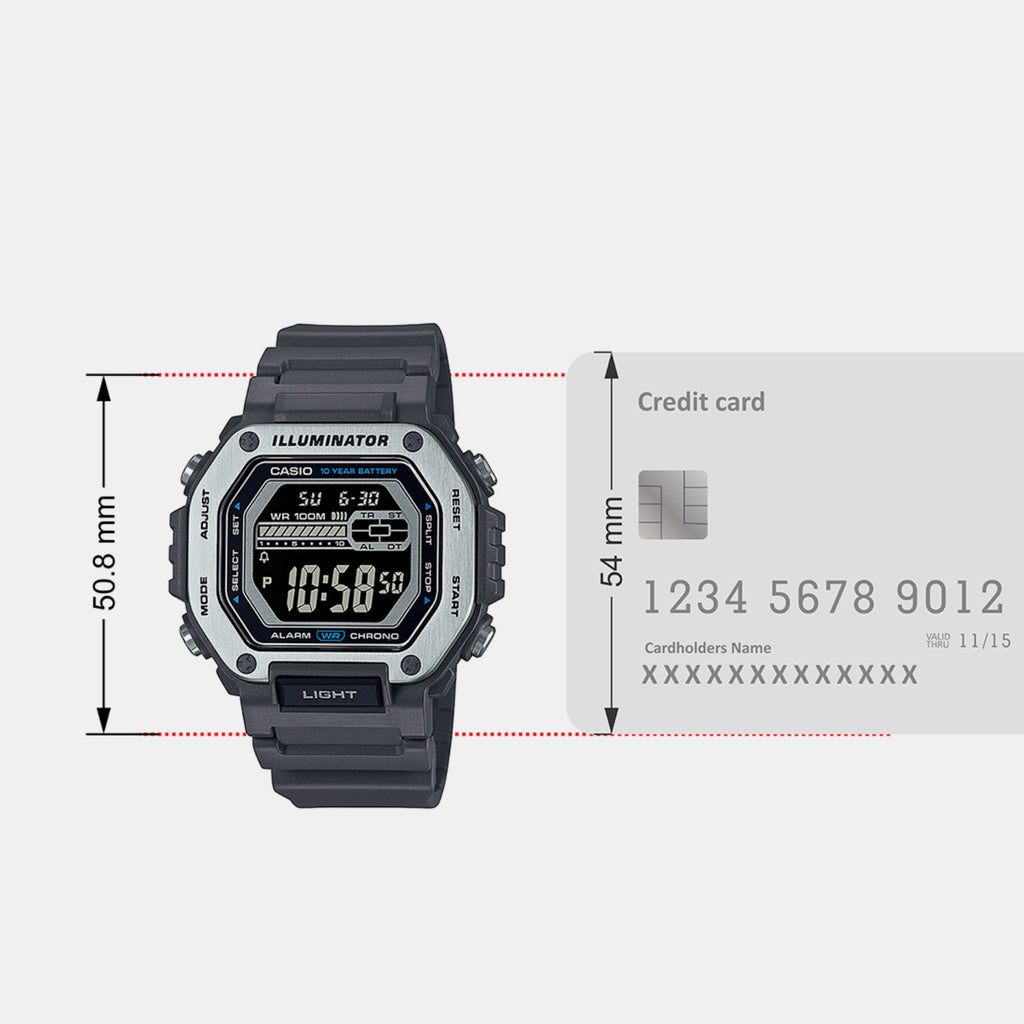 Casio Octagon Quartz Digital Men watch