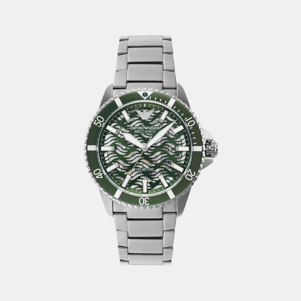 Emporio Armani Round Green Analog watch