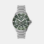 Emporio Armani Round Green Analog watch