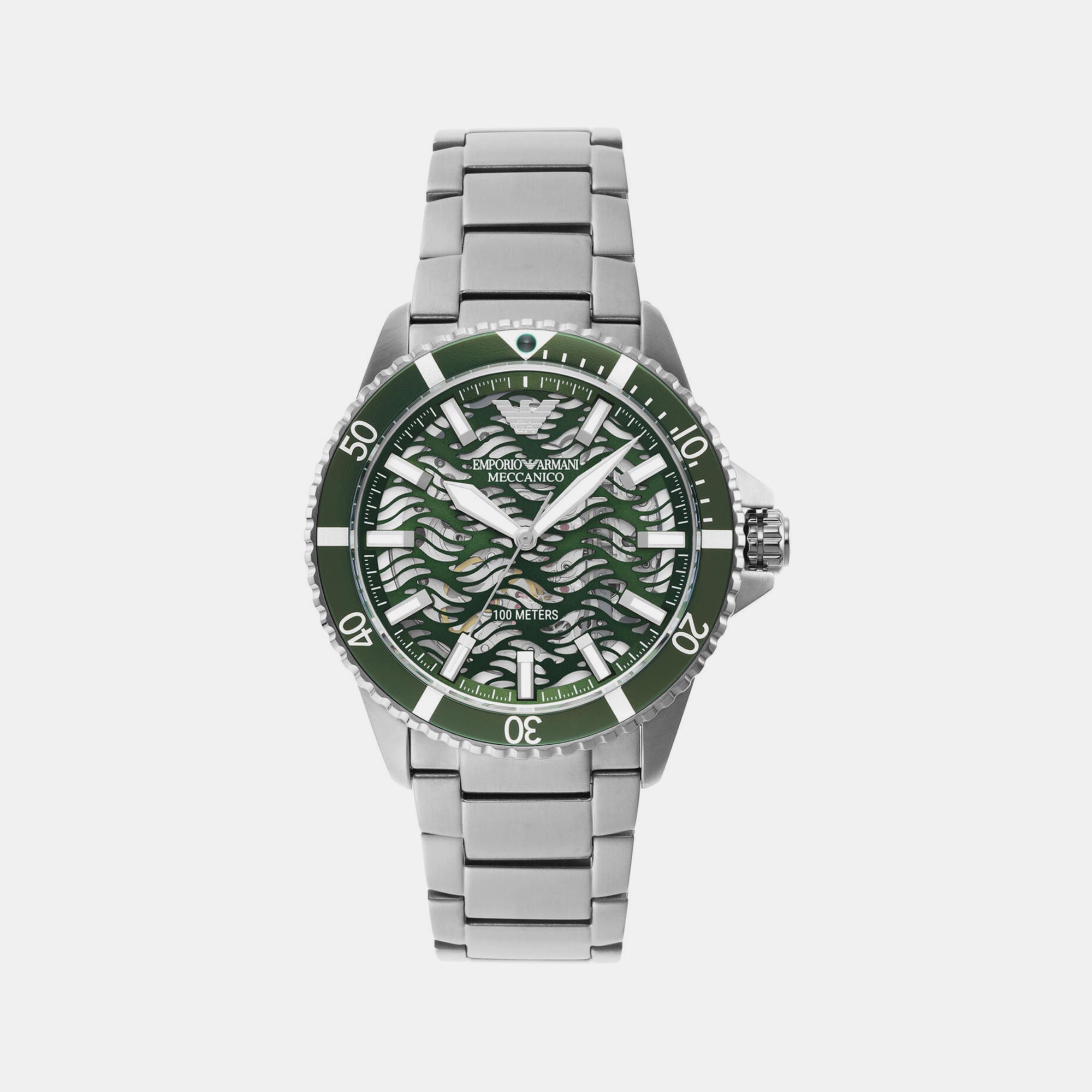 Emporio Armani Round Green Analog watch