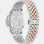 Mo-Ferragamo Duo Moonph 4 Men Quartz Blue Dial Analog Stainless Steel Watch SFMO00322