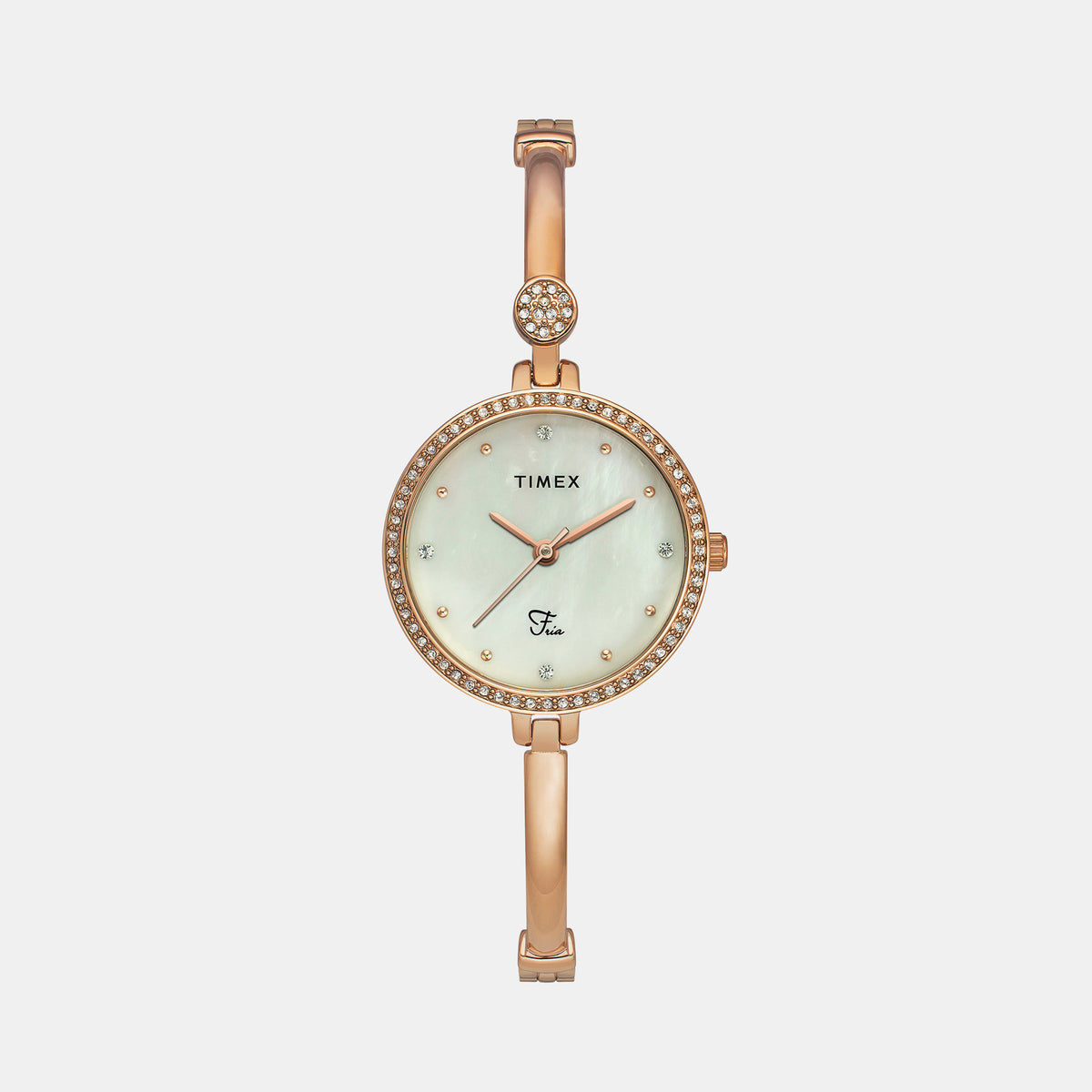 Timex Round Mother Of Pearl Analog watch