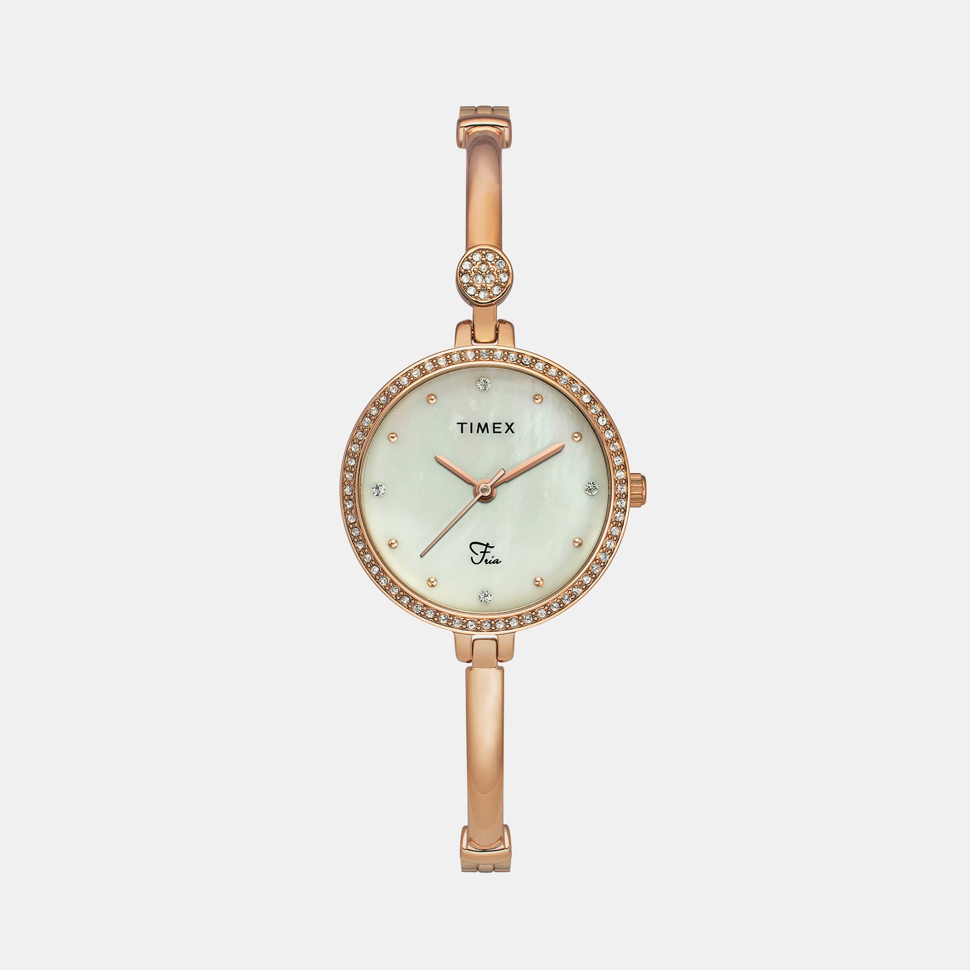 Timex Round Mother Of Pearl Analog watch