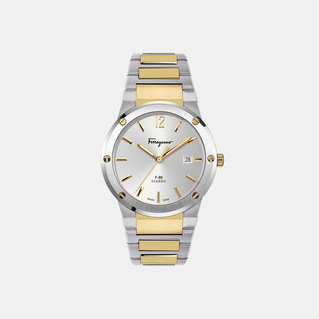 Ferragamo Round White Analog watch