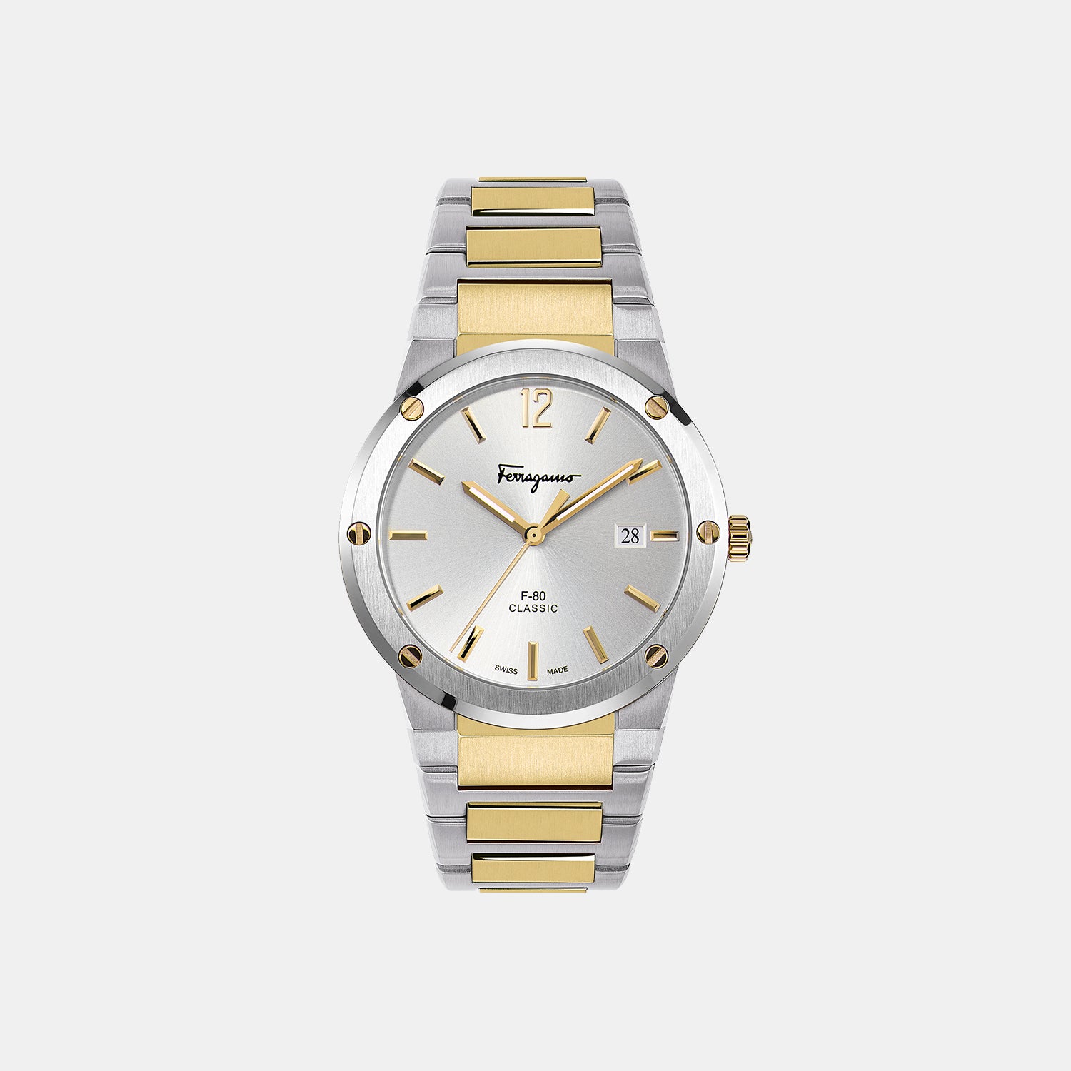 Ferragamo Round White Analog watch