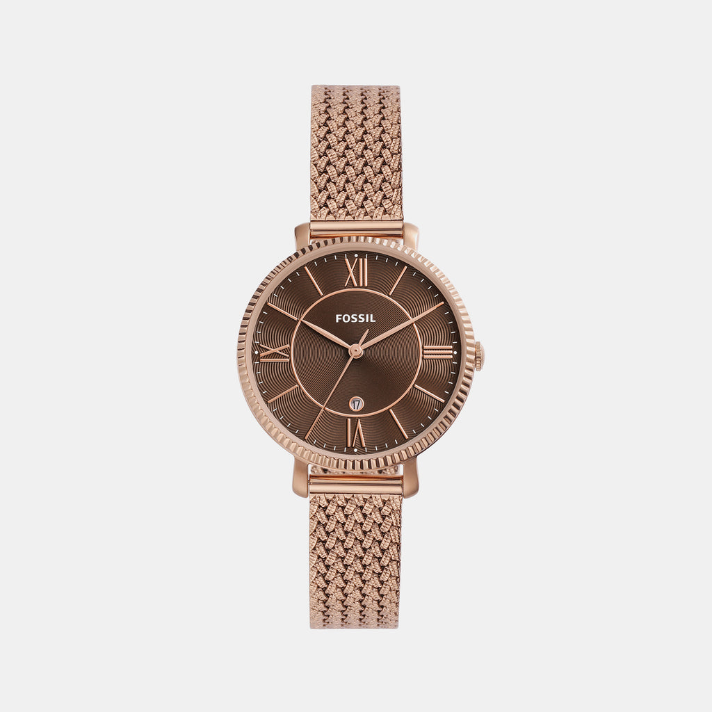 Fossil Round Brown Analog watch