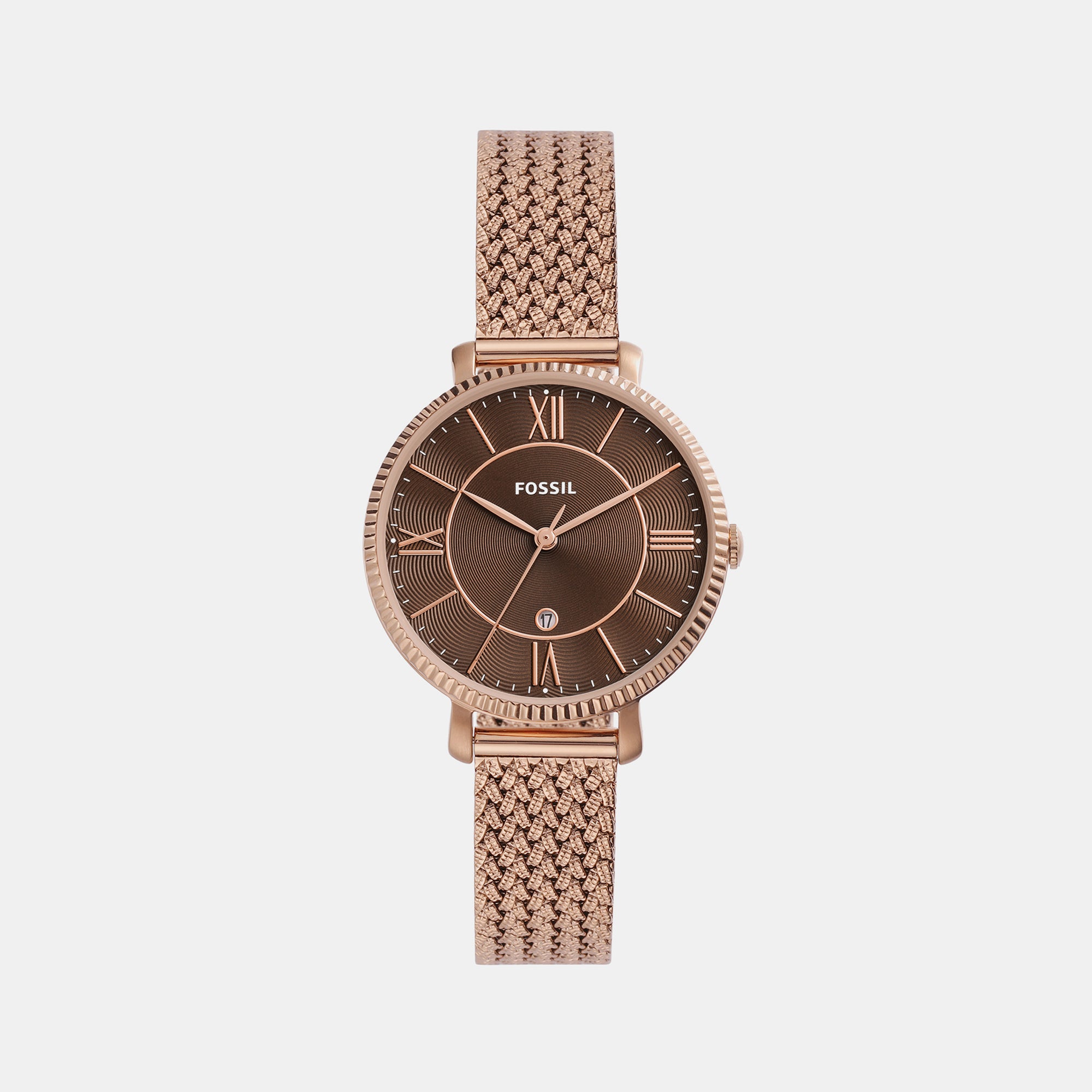 Fossil Round Brown Analog watch