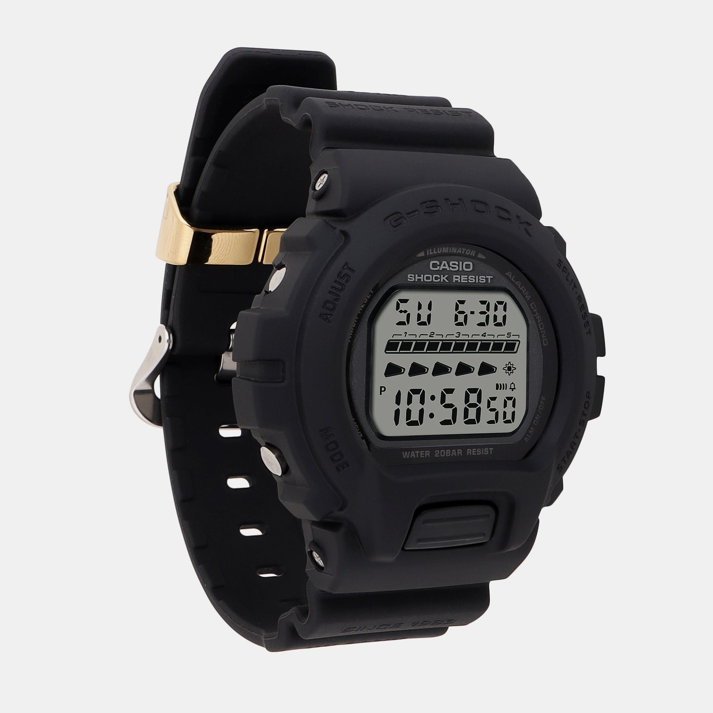 G-Shock Black Men's Digital Resin Watch G1409 - DW-6640RE-1DR