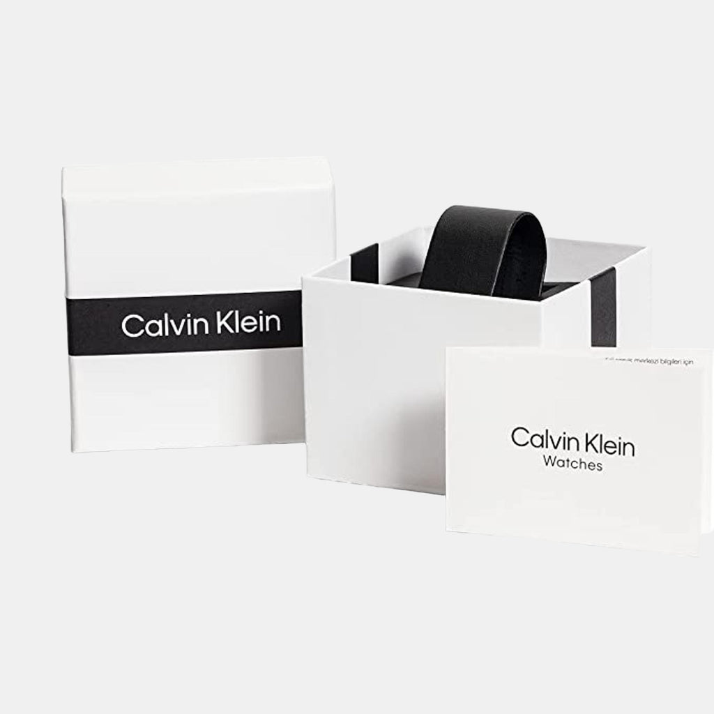 Ck Iconic Unisex Quartz Green Dial Analog Stainless Steel Watch 25200229