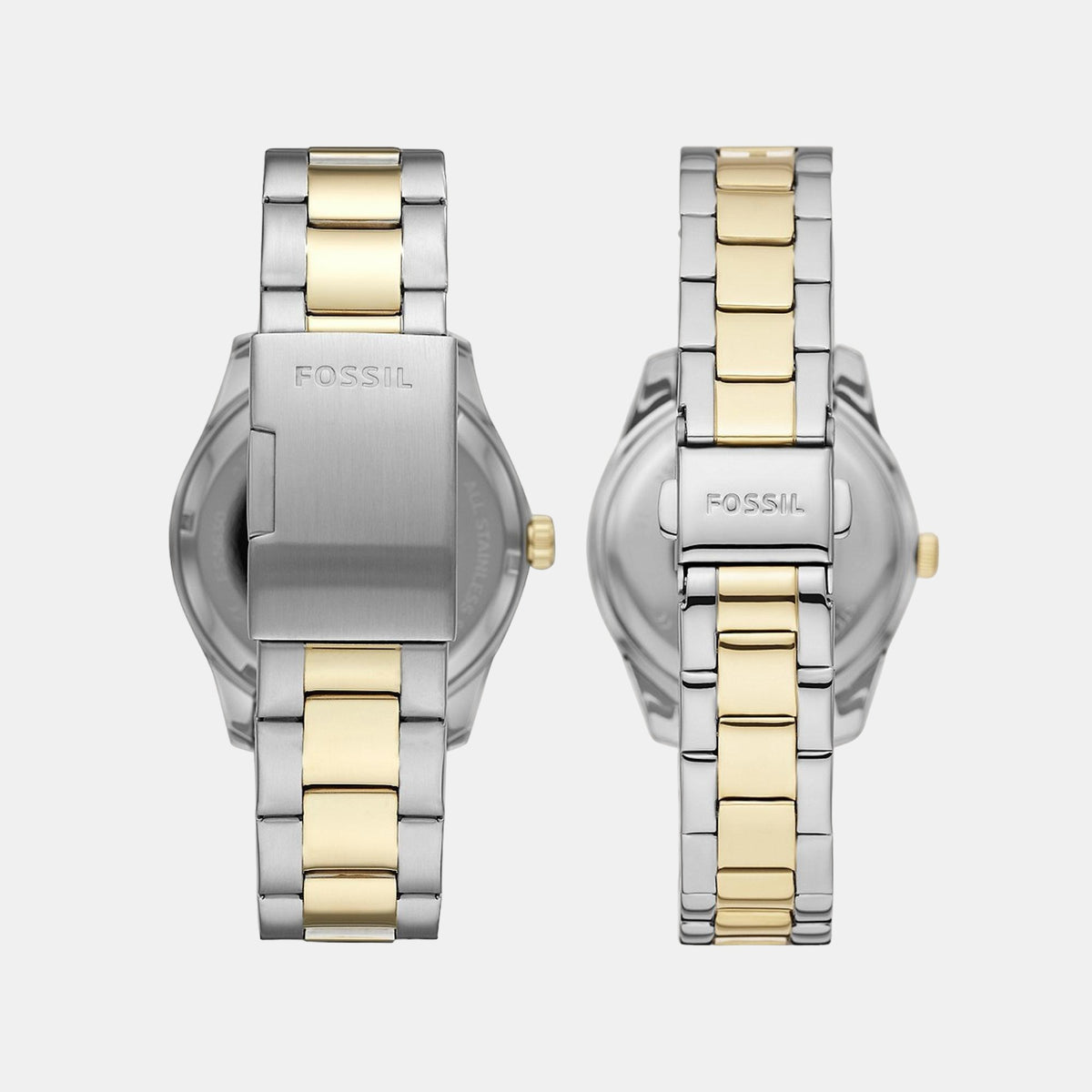 Chapman Unisex Quartz Silver Dial Analog Stainless Steel Watch FS5987SET