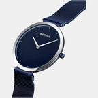 Bering Women Round Blue watch