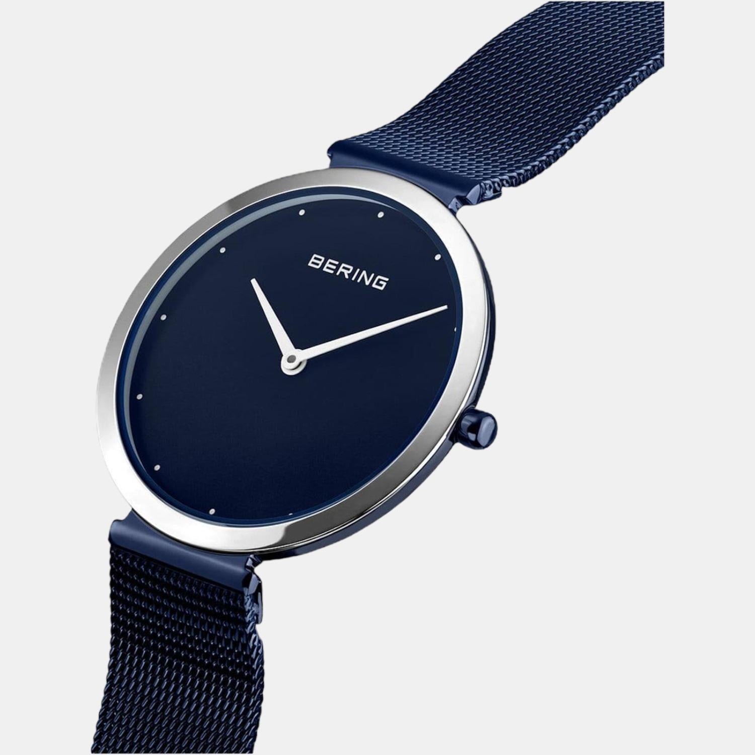 Bering Women Round Blue watch