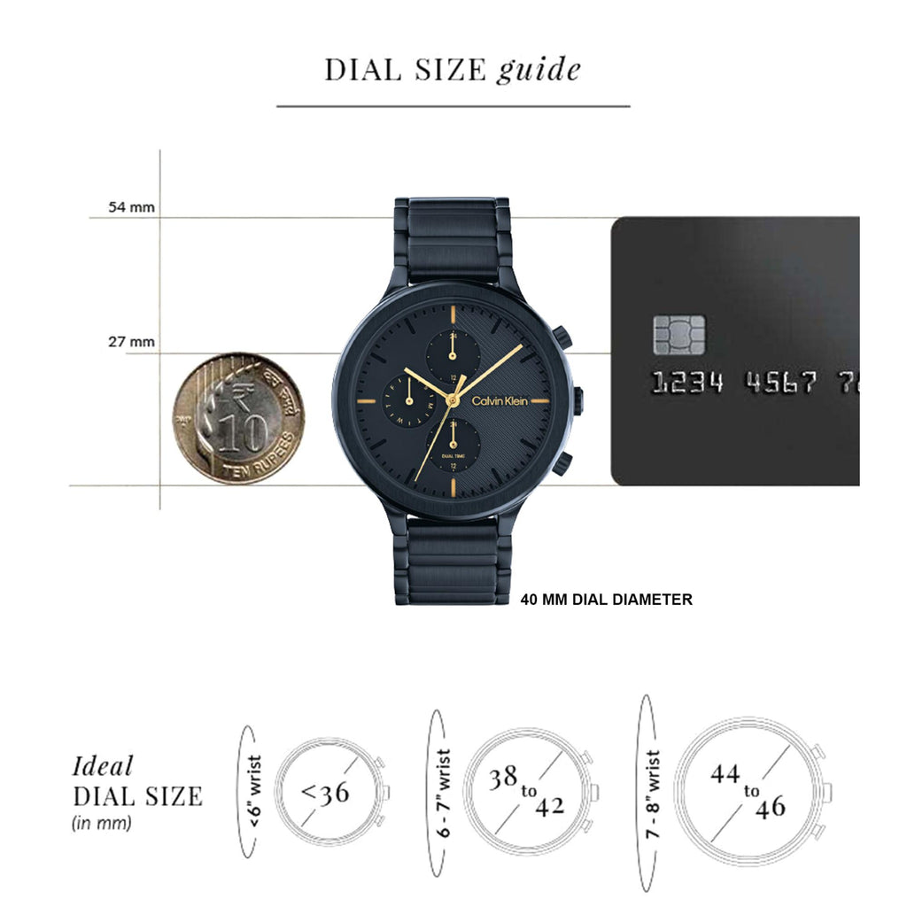 Energize Women Quartz Black Dial Chronograph Stainless Steel Watch 25200242