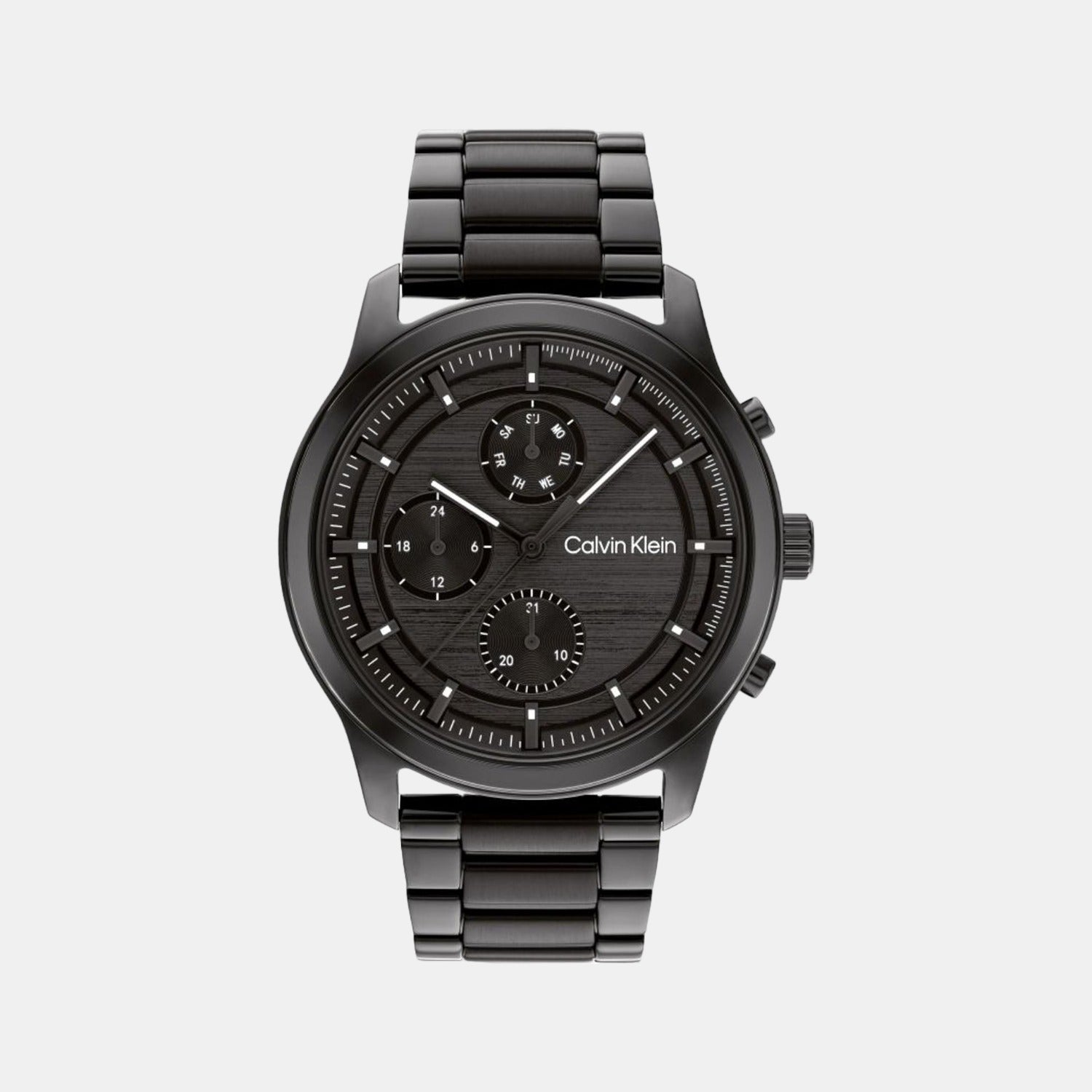 Calvin Klein Round Black Chronograph watch